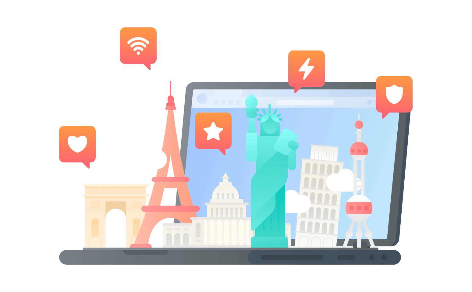 在哥伦比亚连接到中国的软件 - 翻回VPN